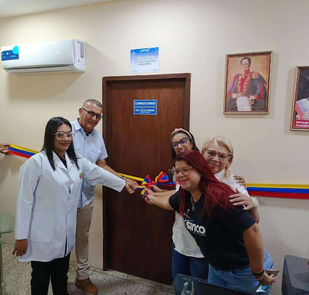 Inaugura nuevo consultorio médico en su sede en el municipio Bruzual