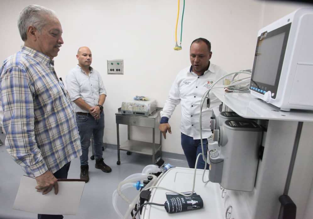 Inspeccionan rehabilitación del Hospital General de Caucagua