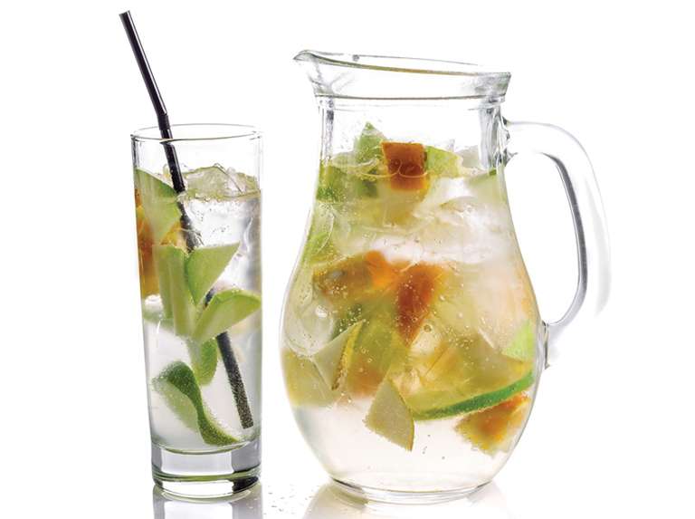 Limonada con jengibre 