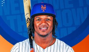 Luisángel Acuña debutó este sábado con los Mets de Nueva York