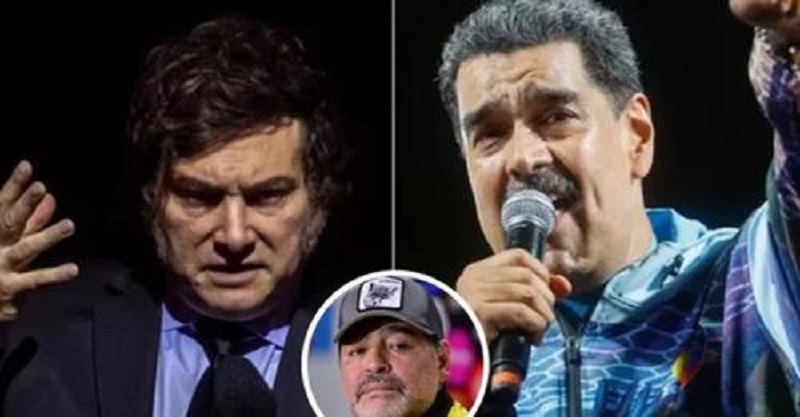 Maduro pidió al espíritu de Diego Maradona que espante a Javier Milei y no lo deje dormir: 'Jálale las patas'