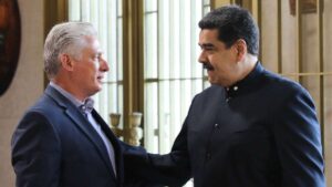 Maduro agradece a Díaz-Canel su solidaridad “frente a los actos criminales de EEUU”