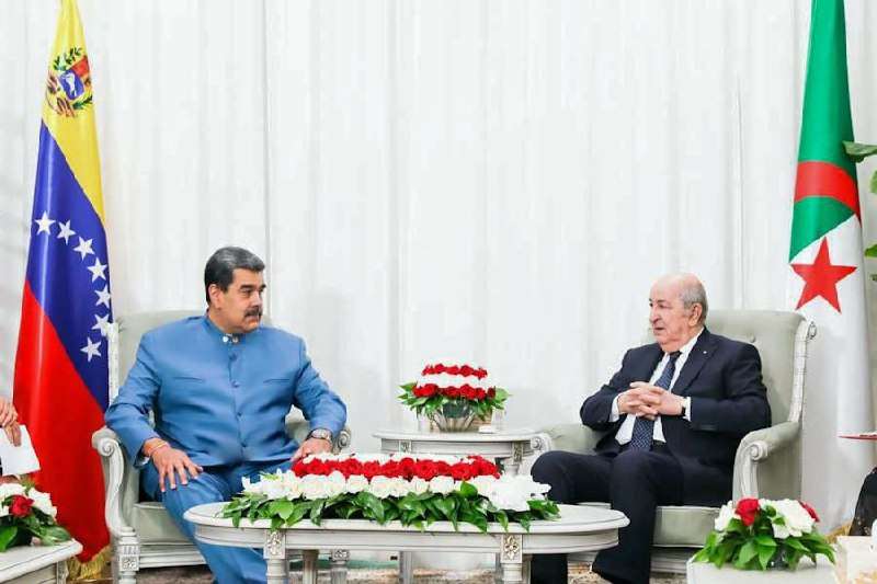 Maduro felicita a su homólogo argelino Abdelmadjid Tebboune por su reelección