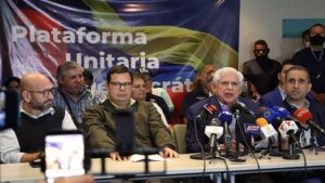 La Plataforma Unitaria se pronuncia tras la orden de aprehensión contra Edmundo González