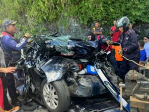 Se registró choque múltiple en la Autopista Regional del Centro