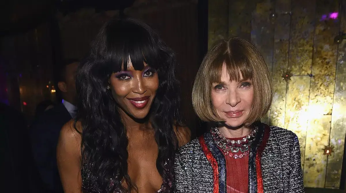 Naomi Campbell y Anna Wintour- Foto Cortesía
