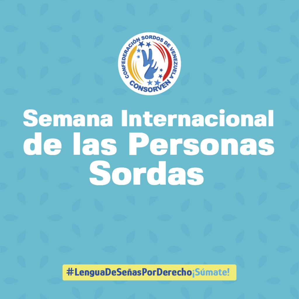 Consorven conmemora la Semana Internacional de las personas Sordas con una amplia agenda de actividades