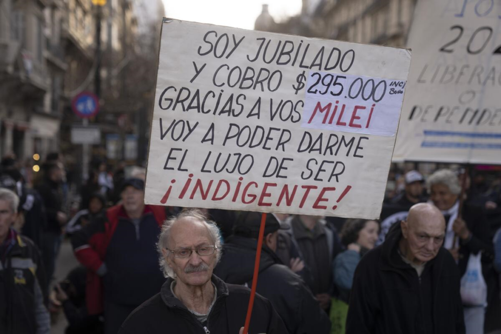 sindicatos marchan este 11Sep en rechazo al veto de pensiones de Milei