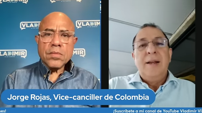 "No hay ninguna suspensión del diálogo y se verán resultados", afirma vicecanciller de Colombia