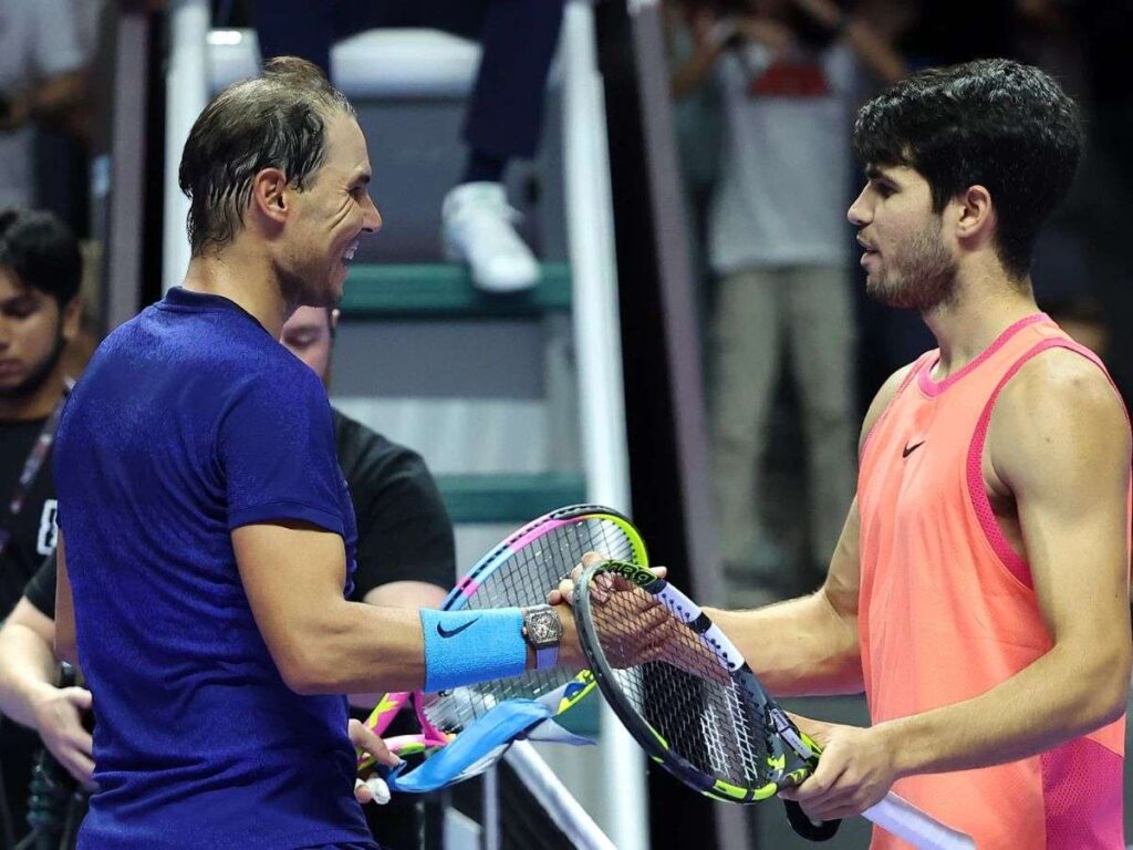 Carlos Alcaraz brilló en semifinales contra Nadal