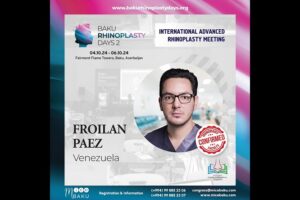 Dr. Froilán Páez cumplirá apretada agenda como invitado especial de la ‘Baku Rhinoplasty Days 2’ en Azerbaiyán - FOTO