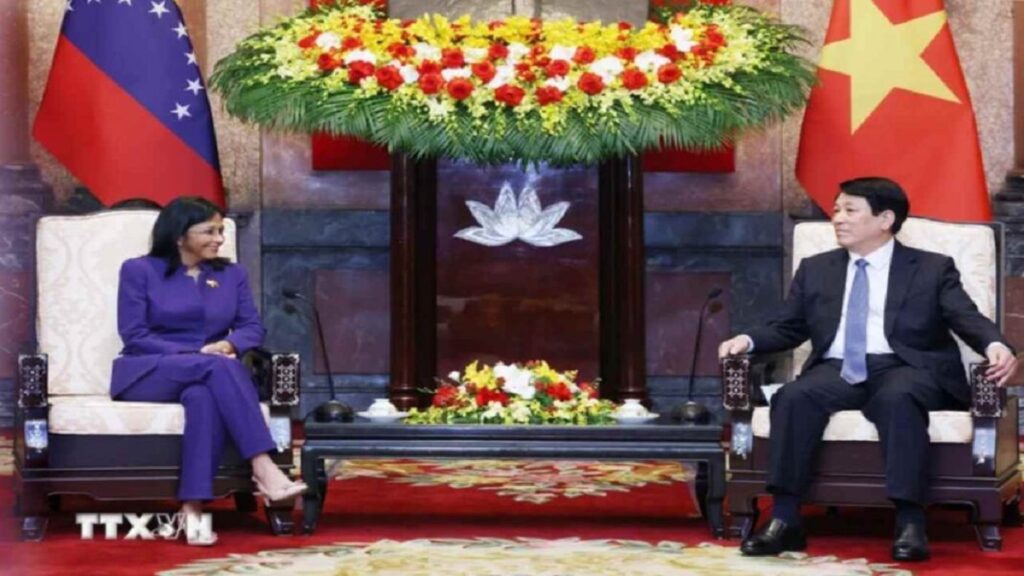 Vicepresidenta Delcy Rodríguez se reunió con el presidente de Vietnam