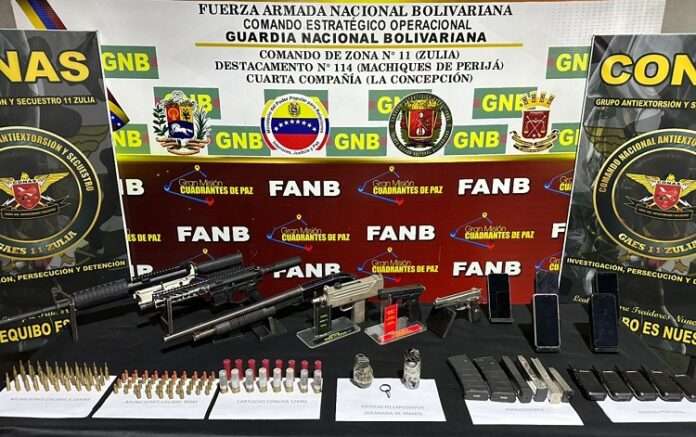 El Alfonsito tenía dos AR-15 y una subametralladora