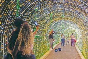 El espíritu navideño llegó a espacios públicos del país