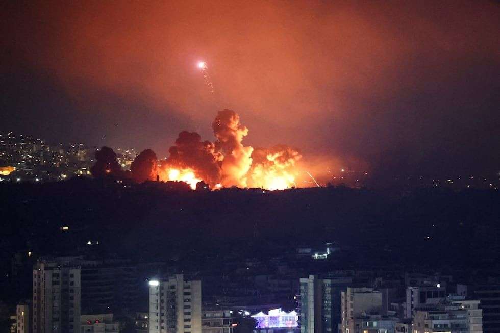 Israel lanza bombardeos masivos contra el sur de Beirut