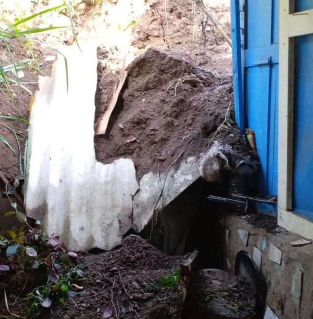 Lluvias dejan dos viviendas afectadas en Caracas