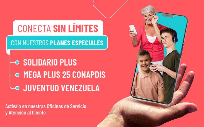 Movilnet promueve la inclusión con sus planes prepago especiales