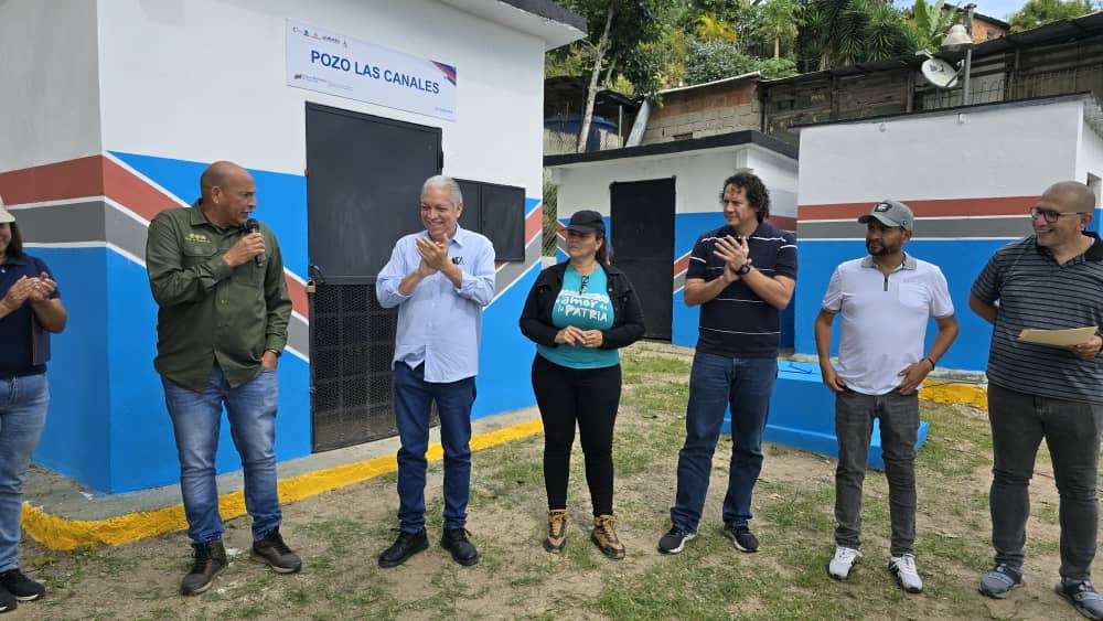 Reactivado pozo de agua en sector Las Canales de Los Teques