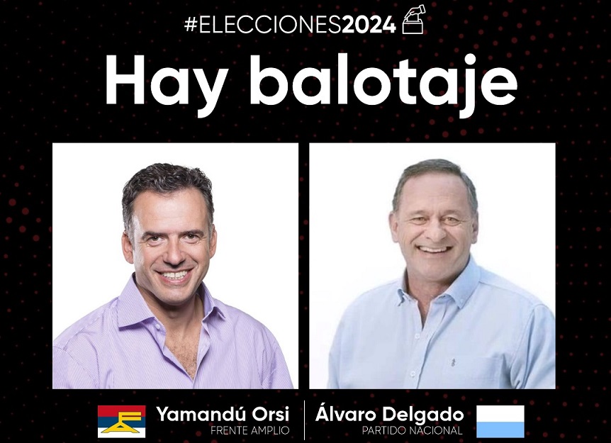 Yamandú Orsi y Álvaro Delgado se medirán en el balotaje