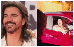 Juanes sorprendió a una fanática cantando en plena calle