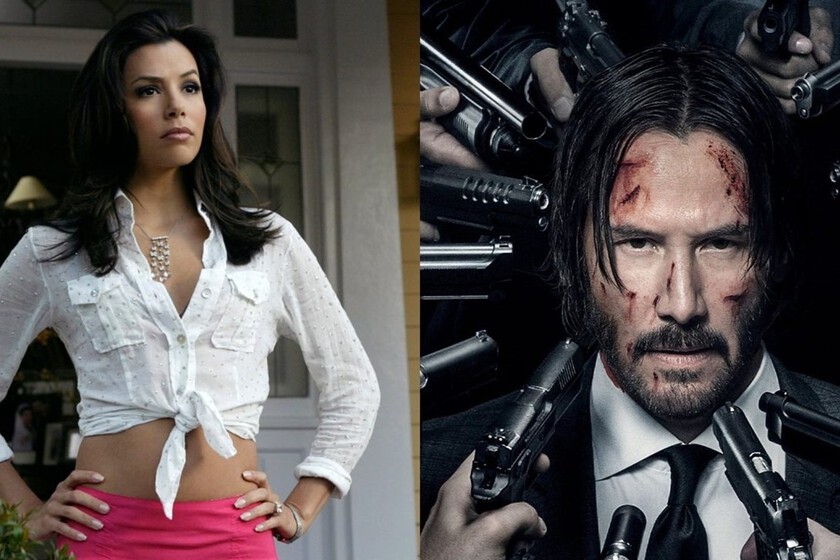 "He ganado más de 12 millones con John Wick". Eva Longoria desvela cómo se implicó en la mítica película de acción con Keanu Reeves y el único error que cometió