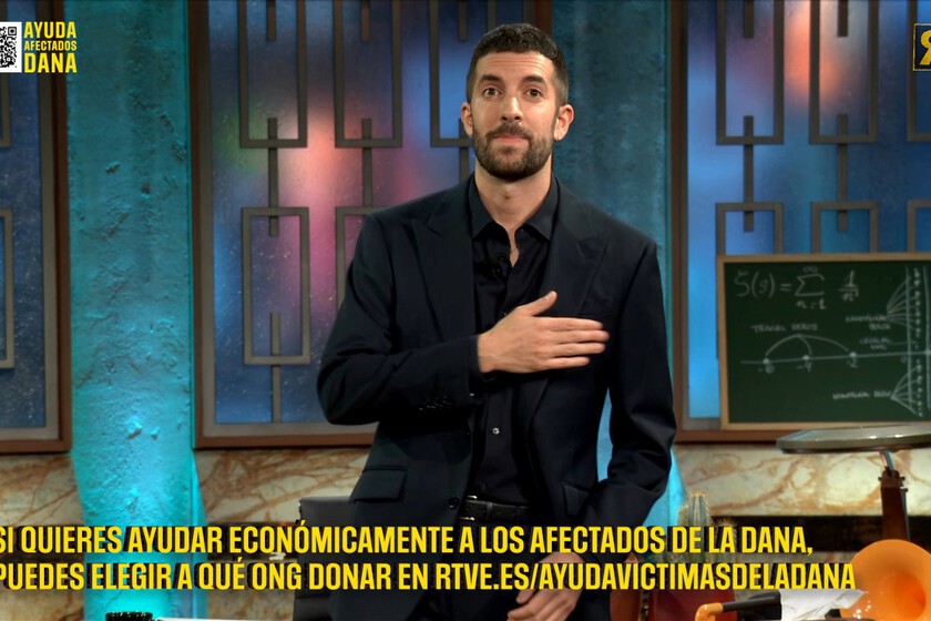 David Broncano explica la razón por la que 'La revuelta' vuelve a emitirse tras la DANA. "Prácticamente, es lo único que sabemos hacer"