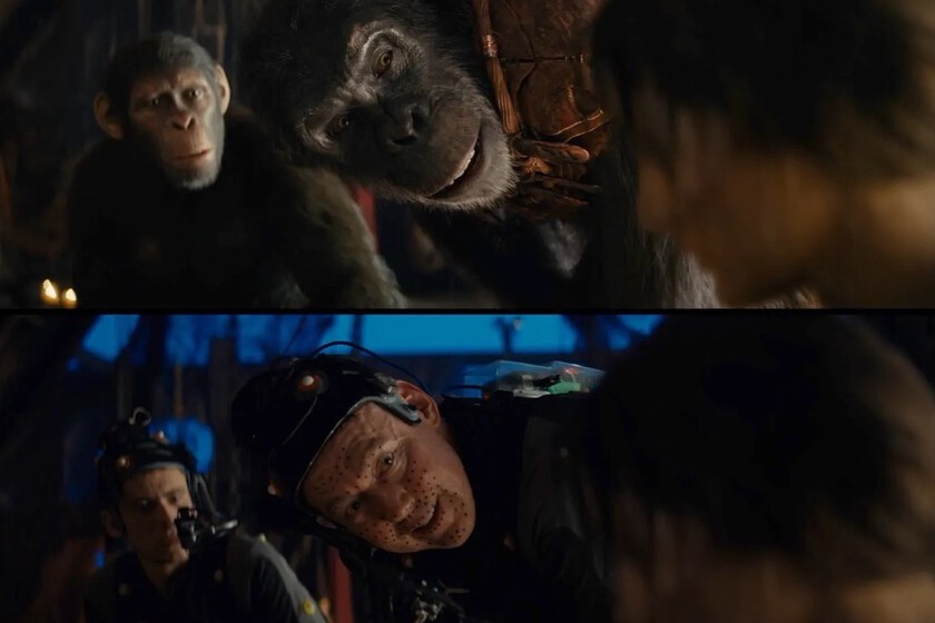El alucinante montaje sin efectos visuales de 'El reino del planeta de lo simios' ya llegó a Disney+, y es la prueba definitiva contra quienes piensan que el CGI es "apretar un botón"