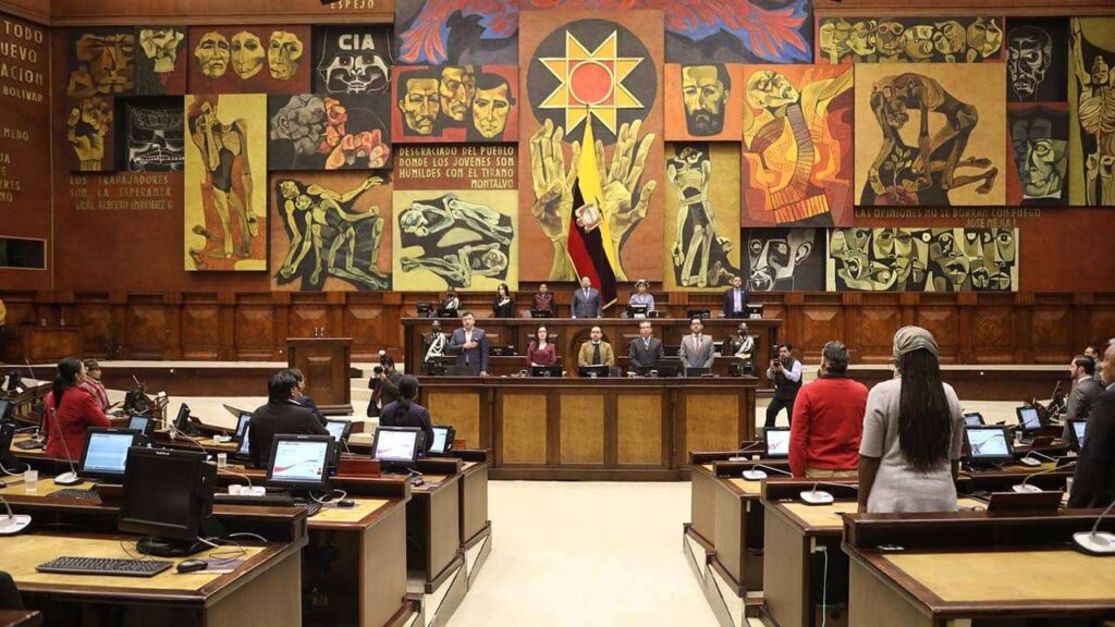 Asamblea Nacional de Ecuador archivó ley de Noboa contra bandas criminales