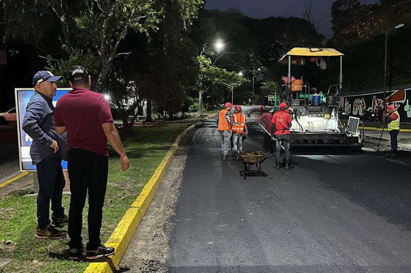 Avanza el plan de asfaltado en San Cristóbal