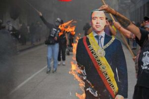 Ecuatorianos marchan contra crisis económica y violencia criminal