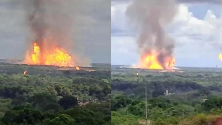Pdvsa atribuye a un ataque la explosión de gasoducto en Monagas