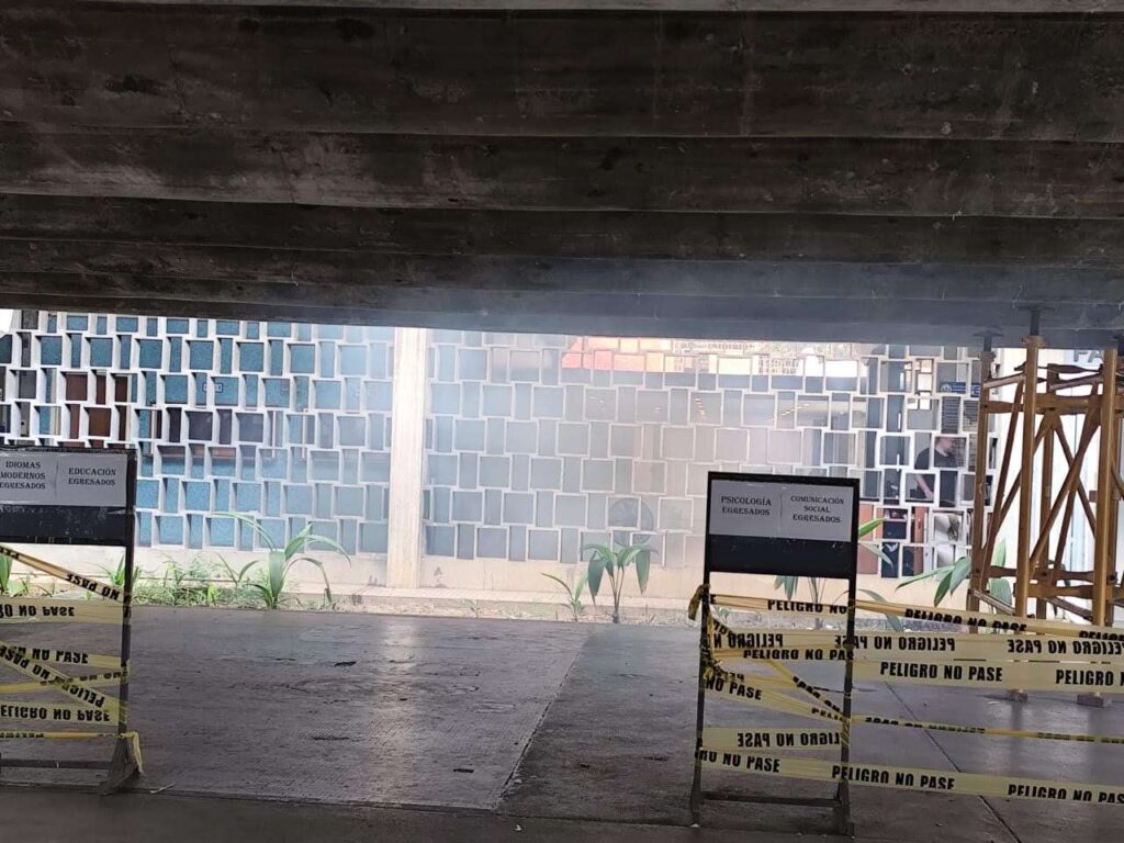 Lanzaron dos lacrimógenas durante elecciones de la UCV