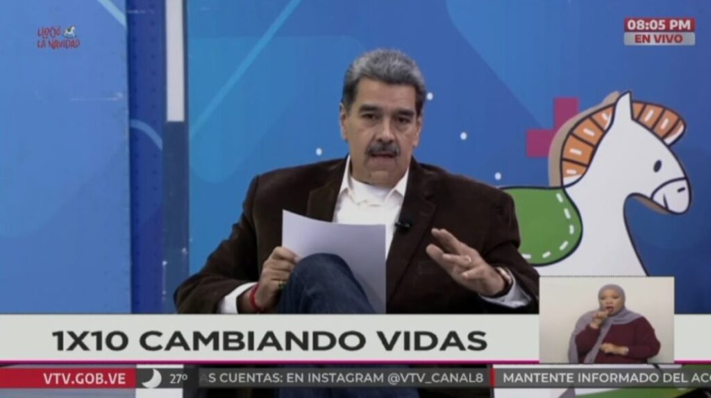 Nicolás Maduro asegura que María Corina Machado está en Colombia