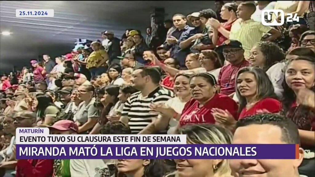 Miranda se tituló campeón de los Juegos Deportivos Nacionales Oriente 2024