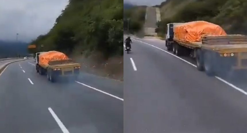 Motorizado se vistió de héroe