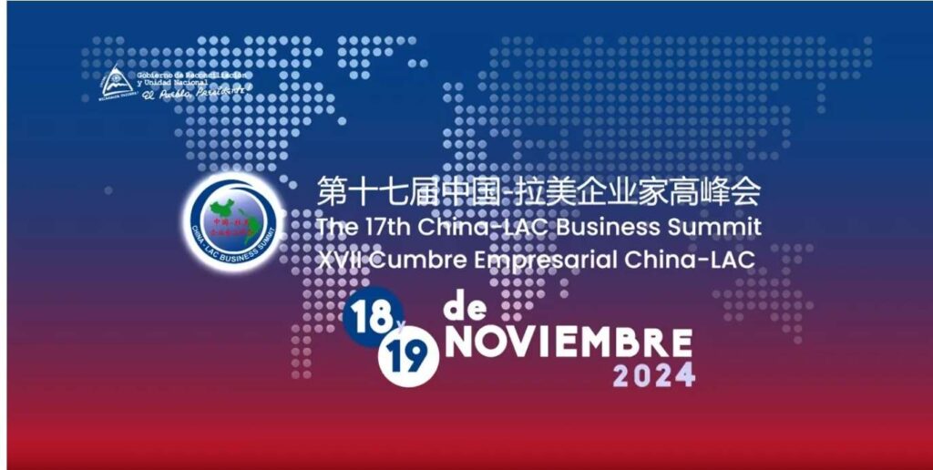 Nicaragua albergará la XVII Cumbre Empresarial China-América Latina y el Caribe