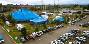 8 heridos al colapsar grada de un circo en Guárico