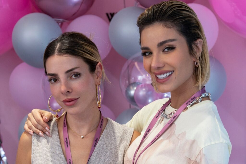 Amanda, Corina, Georgina y Aleska en el encuentro global de talento y sostenibilidad con Pandora