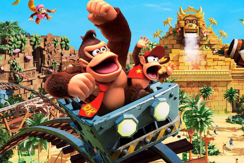 El parque temático de Nintendo acaba de recibir su mejor atracción. Así es la espectacular experiencia de Donkey Kong que te lanza por los aires