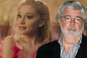 George Lucas felicitó al director de 'Wicked' en cuanto terminó de verla en el centro comercial. "Estamos haciendo esto juntos"