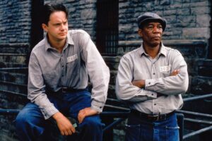 "Le saco un par de centímetros, pero no diré dónde". Ambos brillaron en 'Cadena perpetua', pero Tim Robbins aclara en qué supera a Morgan Freeman