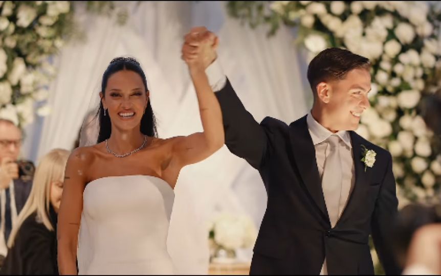 Oriana Sabatini y Paulo Dybala conmueven al compartir un video inédito de su boda