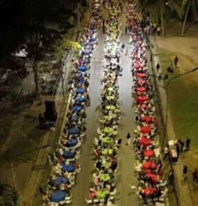 Celebran en Yaracuy gran cena navideña colectiva con 6 mil comensales