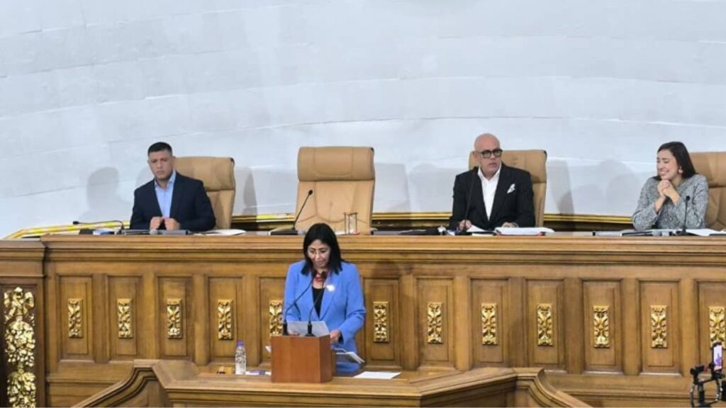 Vicepresidenta Delcy Rodríguez presentó ante la AN la cifra para el presupuesto del 2025