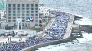Díaz-Canel agradeció grito unánime de Cuba contra bloqueo EEUU