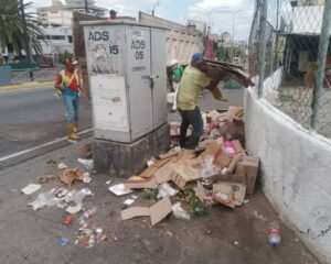 En Valera realizan operativo especial de recolección de desechos sólidos