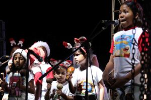 Encienden el árbol de luces más grande de Carabobo 