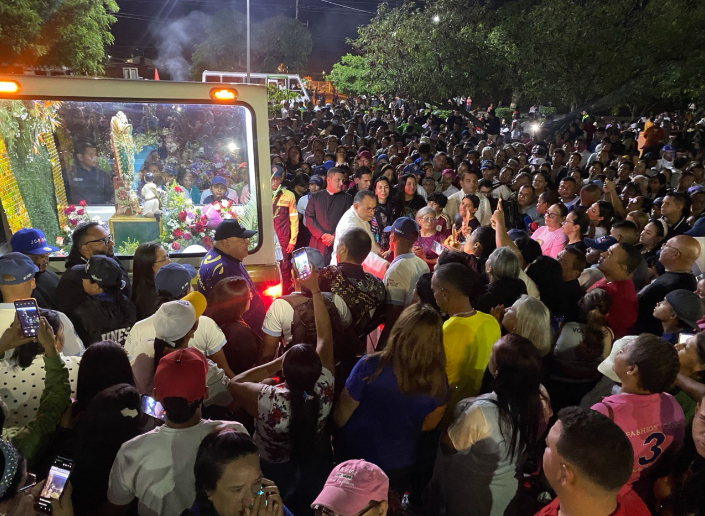 Falcón vibra con la devoción guadalupana