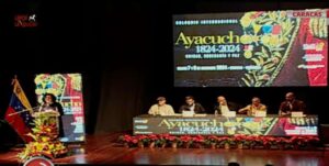 Instalan coloquio internacional “Ayacucho 1924-2024: Unidad, soberanía y paz” en el Celarg