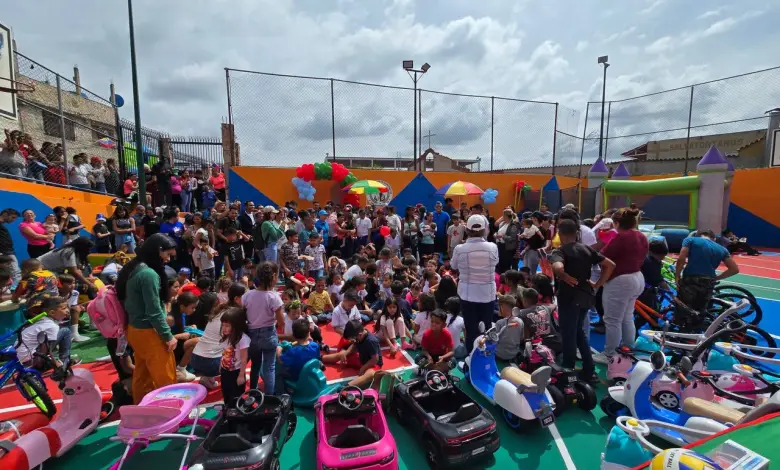 Niños de la parroquia Sucre recibieron sus juguetes en Navidad